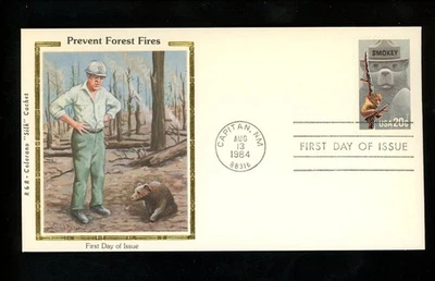US FDC #2096 Colorano / R&R / Harris 1984 NM Smokey Bear Prevent Forest Fires - Image 1 of 3