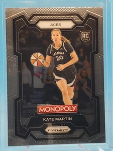 2024 Panini WNBA Monopoly Prizm #40 Kate Martin Rookie RC Las Vegas Aces - Picture 1 of 2