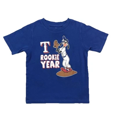 Camiseta Disney Texas Rangers Goofy Año Novato Azul Niños Niños Talla L (7) Foto 1 de 4