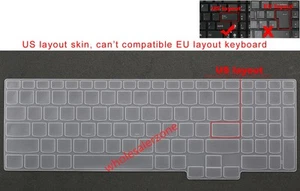 US Keyboard Skin For lenovo ThinkBook 16p G2 ACH 20YM,16p G3 ARH 21EK,16p Gen 2 - Afbeelding 1 van 6