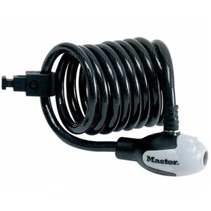 Master Lock Spiral Cable Lock Bicycle Bike Security Lock With Key 180cm x 10mm - Picture 1 of 8