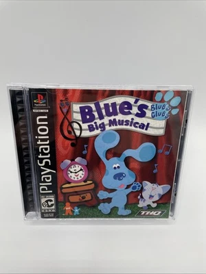 Blue's Clues: Blue's Big Musical PS1 PlayStation 1 Complete CIB - Image 1 of 4