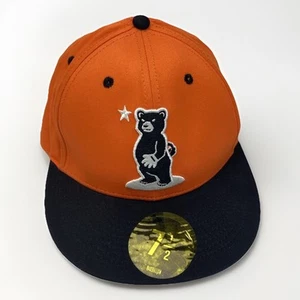 Baseballism Limited Edition Cali Bay Bear Cap Hat Snapback Orange Black Baseball - Picture 1 of 10