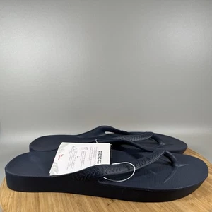 Archies Arch Support Flip Flops Thong Sandal Mens Size 12 Blue NEW - Picture 1 of 7