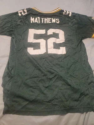 绿湾包装工队 Clay Matthews 男式 18-20 XL 码球衣免运费! — 第 1/4 张图片