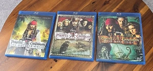 Pirates of The Caribbean At Worlds End Dead Mans Chest On Stranger Tides BLU-RAY - Imagen 1 de 10