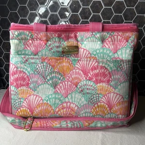 Lilly Pulitzer Oh Shello Large Insulated Cooler Bag Tote Beach Carry Strap - Picture 1 of 12