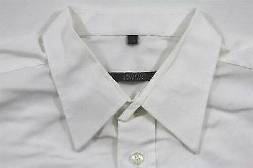 Eterna Excellent Camicia Bianca Gemusert Manica Lunga Extra Corto 44 Top #E4611 - Immagine 1 di 1