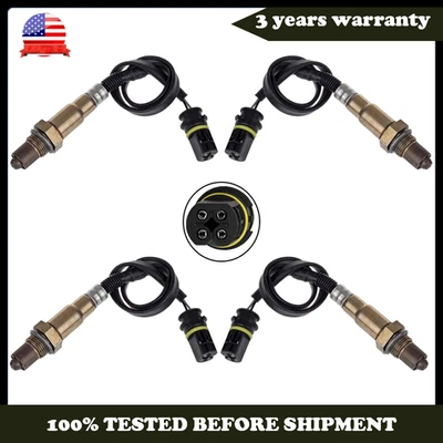 4x Sensor de oxígeno ascendente + descendente para MERCEDES-BENZ CL600 5,5 L V12 Turbo 2003-2006 Foto 1 de 4