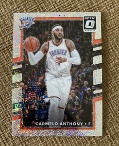Carmelo Anthony 2017-18 Panini Donruss Optic White Sparkle Prizm SSP