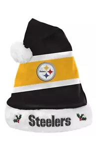 NFL Weihnachtsmütze Pittsburgh Steelers bestickt Colorblock 2024 - Bild 1 von 3