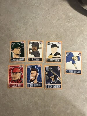 Lote de 7 cartas de béisbol interactivas Panini Triple Play 2013 35 58 70 64 34 18 Foto 1 de 2