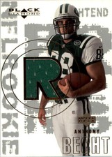 2000 Black Diamond Football Card #167 Anthony Becht Jersey Rookie