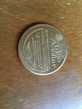 1962 Seattle Worlds Fair Token Coin America’s Space Age Century 21 Exposition