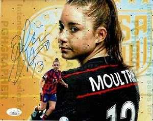 OLIVIA MOULTRIE FIRMADO AUTOGRAFIADO 8x10 - Portland Thorns - J.S.A. Certificado - Imagen 1 de 3