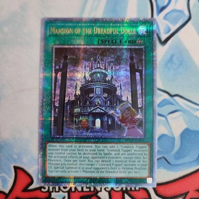 Yugioh Asian English Mansion of The Dreadful Dolls INFO-AE056 QCSE - Image 1 of 2
