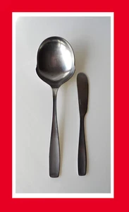 WMF raro cucchiaio per patate + coltello per burro BERLINO 3800 Cromargan di Kurt Mayer - Foto 1 di 1