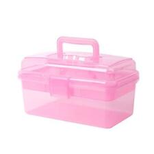 Multipurpose Plastic Storage Container Organizer Box Case with Removable Tray