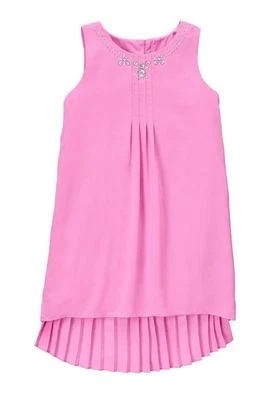 NWT Gymboree Family Brunch Pink Pleated Chiffron dress Girls Wedding Easter - Image 1 of 2