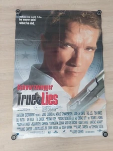 True Lies 1994 Original One Sheet Movie Poster Schwarzenegger Vintage - Picture 1 of 2