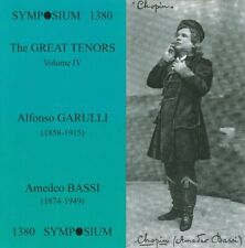 THE GREAT TENORS, VOL. 4: ALFONSO GARULLI & AMEDEO BASSI NEW CD