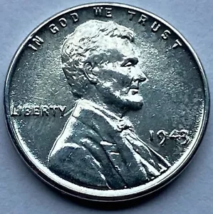1943 P Steel Wheat Penny - Un centavo - Segunda Guerra Mundial centavo de acero - Brillante - Imagen 1 de 3