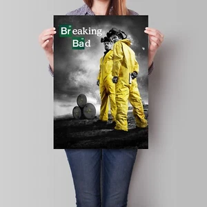 Breaking Bad Poster Walter White Jesse Pinkman 16.6 x 23.4 in (A2) - Picture 1 of 5