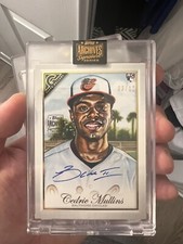Cedric Mullins 2022 Tops Clearly Authentic Card
