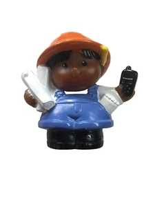 Mattel Fisher-Price Little People Construction Architect Figure w/phone 2002 - Picture 1 of 7