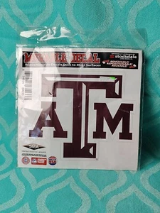 Neu Texas A M beweglicher Aufkleber Sticker College Football Stockdale 5,5" x 4,5" - Bild 1 von 6