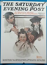Norman Rockwell Saturday Evening Post Poster "The First Hair Cut" Print