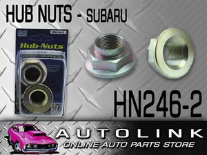 Wheel Bearing Hub Nut’s Pair for Subaru SVX 1992-1997 Front Rear HN246-2 - Picture 1 of 4