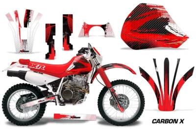 Dirt Bike Graphic Decals Stickers For Honda XR600R 1991-2000 CARBONX R — 第 1/2 张图片