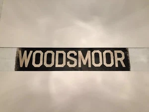 Woodsmoor - Manchester Leinen Bus Route Ziel Blind Februar 1964 (28") - Bild 1 von 4
