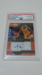 2016-17 PANINI PRIZM AUTO KYRIE IRVING 02/10 JERSEY NUMBER PSA10 POP1