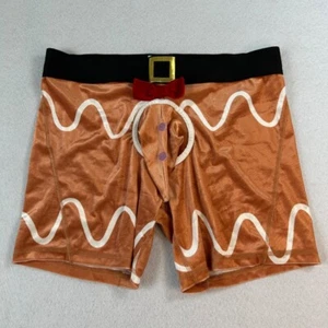 Calzoncillos boxer American Eagle para hombre XL terciopelo pan de jengibre ropa interior de vacaciones - Imagen 1 de 8