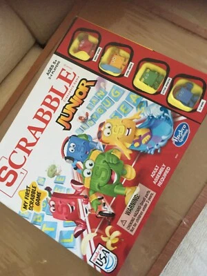 HASBRO GAMING Scrabble Junior Crossword Game Age 5+ 2-4 players Made in USA - Image 1 of 4