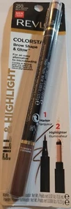 Revlon Colorstay Brow Marker Highlighter Combine #255 Soft Brown Shape & Glow  - Picture 1 of 12