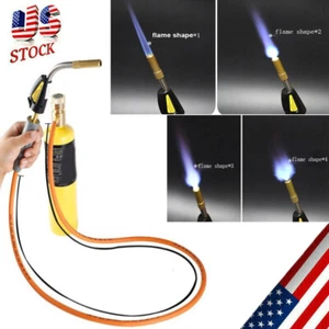 MAPP MAP-pro Propane Self-Igniting Gas Welding Turbo Burner Torch with 5ft Hose - Picture 1 of 11