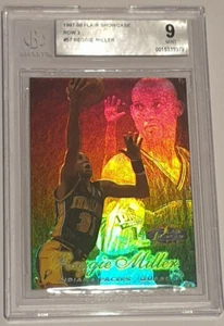 1997-98 Flair Showcase Fila 2 Reggie Miller - Indiana Pacers BGS 9 - Imagen 1 de 1