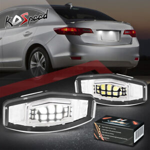 Nuvision 18 SMD LED Rear License Plate Lights for 06-18 Acura Csx Ilx Rdx Tsx