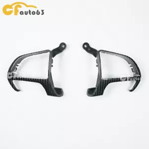 Repuesto de ajuste de volante de fibra de carbono real para Dodge Charger Hellcat - Imagen 1 de 7