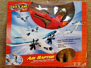 NIB FAST LANE R/C Air Raptor Digital Proportional R/C Plane - Picture 1 of 5