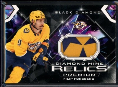 2023-24 Black Diamond Diamond Mine Relics Premium #DMRFF Filip Forsberg 08/25 - Image 1 of 2