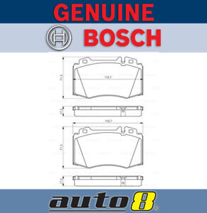 Bosch Front Brake Pads for Mercedes-Benz C240 203 2.6L  M 112.912 2001 - 2005