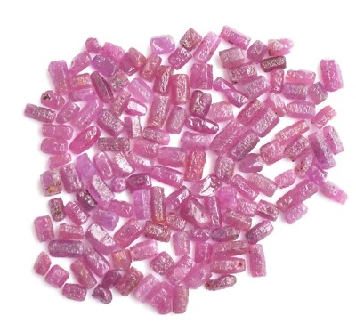 AAA 100% Natural Burma Reddish Pink Ruby Earth-Mined Loose Rough Lot 100.00 Ct - Image 1 of 4