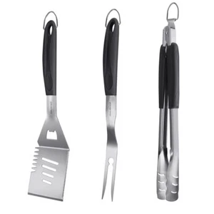 HAUSHOF Large Heavy Duty Grill Accessories BBQ Set Fork & Tongs Barbecue Utensil - Picture 1 of 9