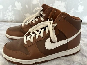 NIKE Dunk High Retro ‘Chocolate’ Trainers - Hardly Worn - Picture 1 of 5