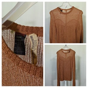 Emilio Pucci for Bergdorf Goodman Clay Italian Knit Bodycon Shirt Mod Space Age - Picture 1 of 5