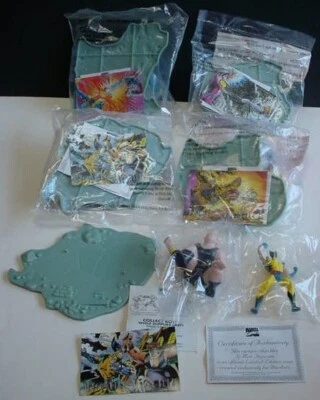NUEVO 1995 Marvel Comics Hardee’s Juego Completo De Colección X-Men Time Gliders Extra Foto 1 de 4
